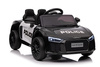Audi R8 Policja na akumulator dla dzieci + Pilot + EVA + Wolny Start + MP3 LED