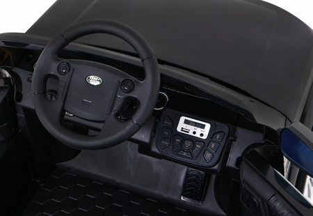 Land Rover Discovery Autko elektryczne dla dzieci Czarny SUV + Pilot