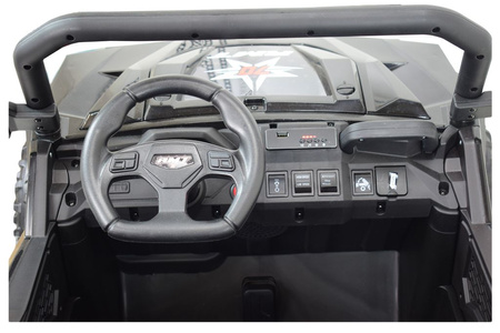 BUGGY 6 KOŁOWY DLA 2 DZIECI, ELEKTRYCZNA WYWROTKA, MIĘKKIE KOŁA, MIĘKKIE SIEDZENIE 800 WAT/XB1038