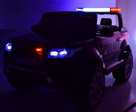 JEEP POLICJA 4X4 Z  AMORTYZATORAMI, PILOT,  REDUKTOR/ XMX-601-1