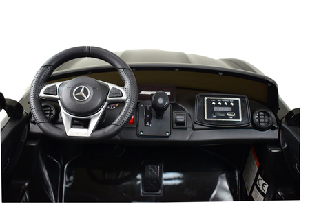MERCEDES DWUOSOBOWY GT R 4x4,  MIĘKKIE KOŁA EVA, MIĘKKIE SIEDZENIE  FULL OPCJA, LAKIER/HL289