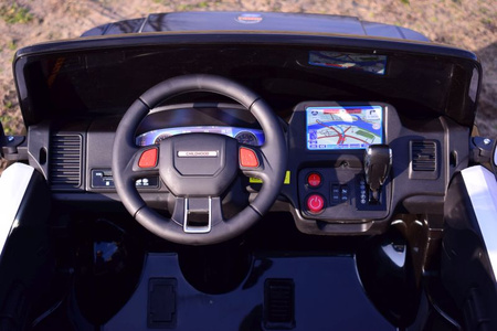 JEEP POLICJA 4X4 Z  AMORTYZATORAMI, PILOT,  REDUKTOR/ XMX-601-1