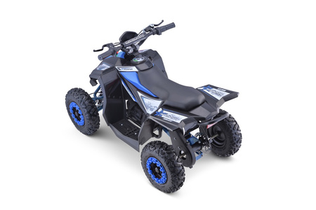 Quad HIPERFECT na akumulator Niebieski 35km/h + Silnik 1000W + Koła pompowane + Regulacja siedzenia