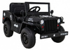 Autko Wojskowe Retro dla dzieci Czarny + Napęd 4x4