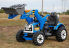 MOCNY TRAKTOR Z ŁYŻKĄ KINGDOM 12V  DWIE PRĘDKOŚCI/JS328A