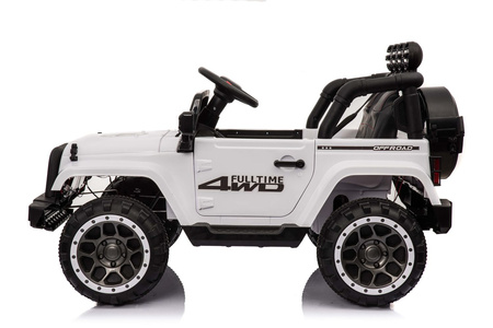 MEGA JEEP  FULLTIME, NAPĘD 4X4,  1X12V ,WOLNY START/ MIĘKKIE KOŁA,  FUNKCJA BUJANIAEXCLUSIVE/7588