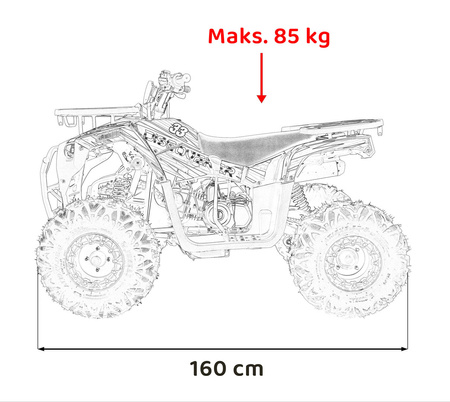 Pojazd Quad Spalinowy 125CC DISCOVERER Żółty