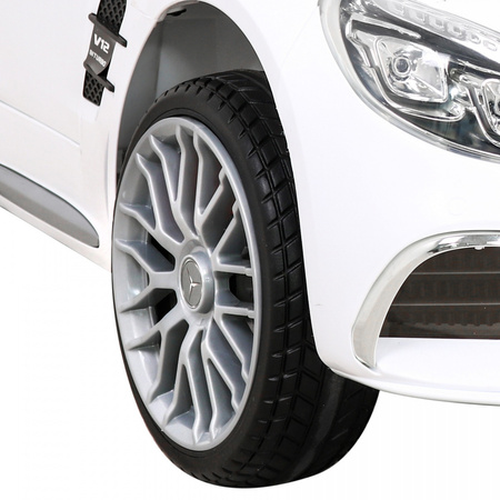 Mercedes Benz AMG SL65 S elektryczny dla dzieci Biały + Pilot