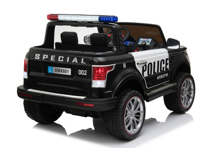 JEEP POLICJA 4X4 Z  AMORTYZATORAMI, PILOT,  REDUKTOR/ XMX-601-1