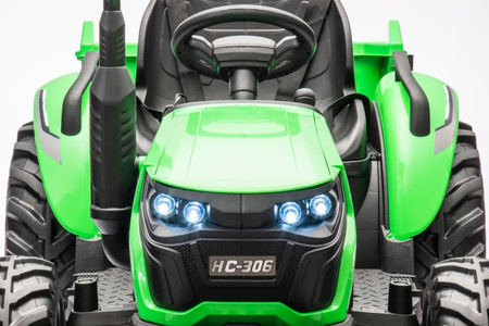 OLBRZYMI TRAKTOR 24 V Z PRZYCZEPĄ I ELEKTRYCZNIE PODNOSZONYM KIPREM SUPER JAKOŚĆ/HC306