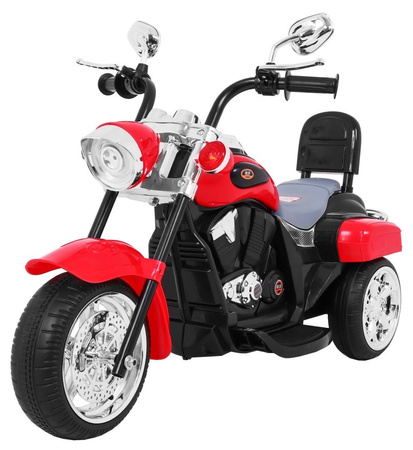 Motorek Chopper NightBike Czerwony