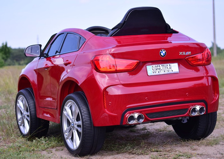 ORYGINALNE BMW X6M   W NAJLEPSZEJ WERSJI, MIĘKKIE SIEDZENIE, PILOT 2.4 GHZ, LAKIER/ 2199