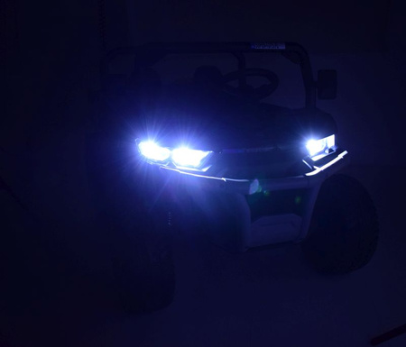 BUGGY 6 KOŁOWY DLA 2 DZIECI, ELEKTRYCZNA WYWROTKA, MIĘKKIE KOŁA, MIĘKKIE SIEDZENIE, 400 WAT/XMX623B