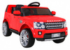 Land Rover Discovery Autko elektryczne dla dzieci, Czerwony SUV + Pilot