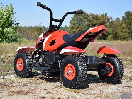 MEGA WIELKI QUAD, METALOWA KONSTRUKCJA, AMORTYZATORY, POMPOWANE KOŁA, LAKIER,GAZ W  MANETCE, MIĘKKIE SIEDZENIE/6688