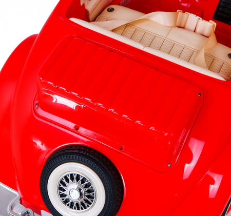 Mercedes Benz Retro 540A dla dzieci Czerwony