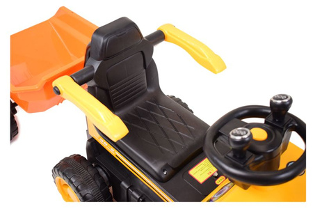 TRAKTOR, KOPARKA NA AKUMULATOR+PRZYCZEPA+PILOT /HRB106