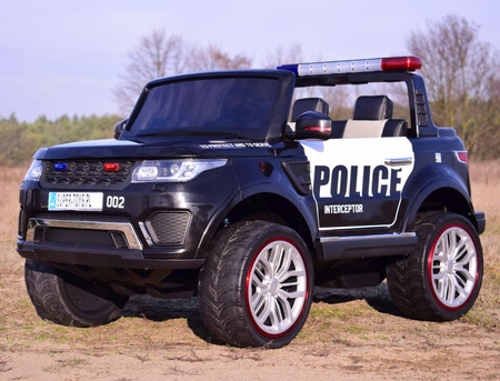 JEEP POLICJA 4X4 Z  AMORTYZATORAMI, PILOT,  REDUKTOR/ XMX-601-1