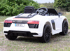 ORYGINALNE AUDI  R8 SPYDER  W NAJLEPSZEJ WERSJI, MIĘKKIE SIEDZENIE, PILOT 2.4 GHZ/ 2198