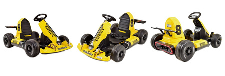 SZYBKI GOKART FANCY NA AKUMULATOR 12V, REGULOWANA  - ROZSUWANA RAMA,  SUPER ZABAWA\BDQ-8