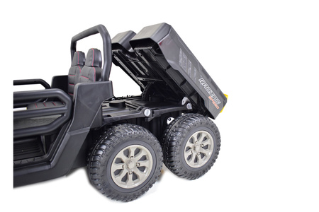 BUGGY 6 KOŁOWY DLA 2 DZIECI, ELEKTRYCZNA WYWROTKA, MIĘKKIE KOŁA, MIĘKKIE SIEDZENIE, 400 WAT/XMX623B