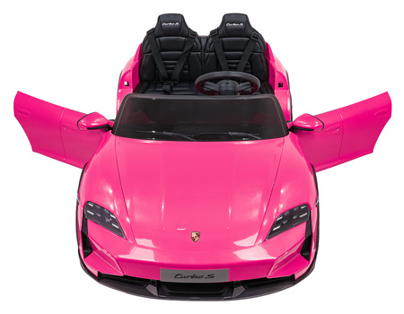 Pojazd Porsche Taycan Turbo S Różowy