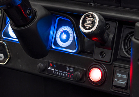 Toyota FJ Cruiser dla dzieci Czarna terenówka + Pilot