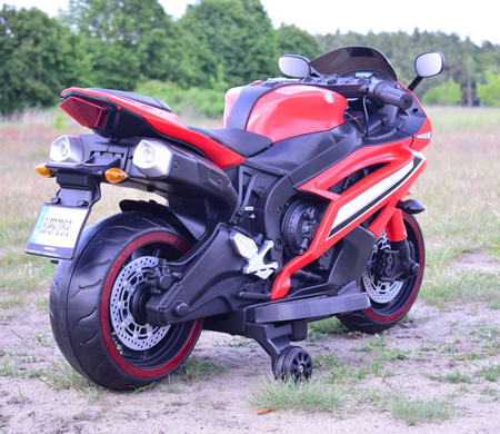 WIELKI MOTOR NA AKUMULATOR  -  GAZ W MANETCE, HAMULEC, ŚWIECĄCE KOŁA - SUPER JAKOSĆ/SD-R6