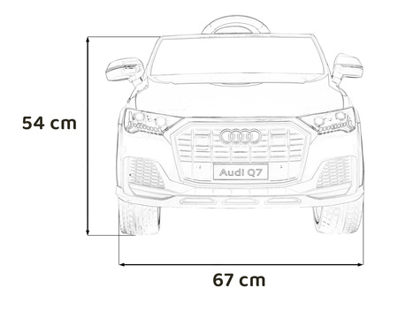 Pojazd Audi Q7 NEW LIFT - Niebieski SUV