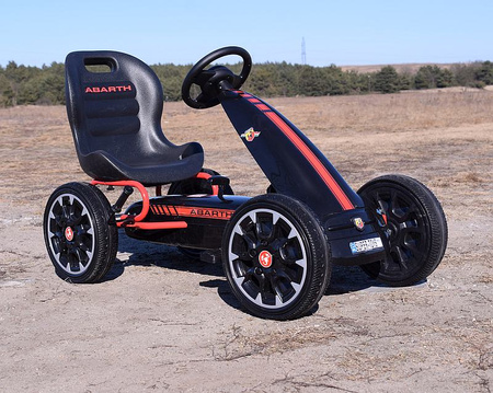 WIELKI LICENCJONOWANY  GOKART  FIAT ABARTH KOŁA EVA JAKOŚĆ /PB9388A