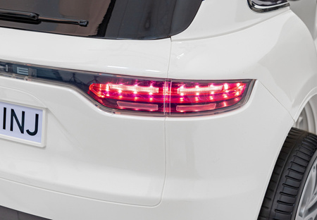 Porsche Cayenne S na akumulator dla dzieci Lakier Biały SUV + Pilot