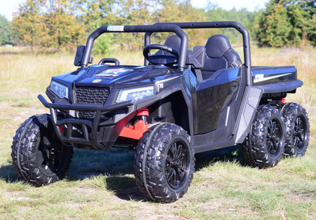 BUGGY 6 KOŁOWY DLA 2 DZIECI, ELEKTRYCZNA WYWROTKA, MIĘKKIE KOŁA, MIĘKKIE SIEDZENIE 800 WAT/XB1038