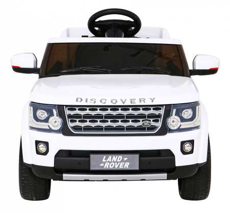 Land Rover Discovery Autko elektryczne dla dzieci Biały SUV + Pilot