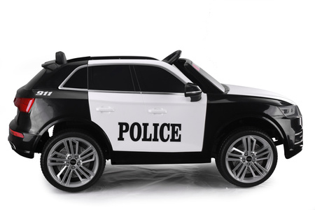AUDI Q5 POLICJA , MIĘKKIE KOŁA, MIĘKKIE SIEDZENIE, RADIO FM, BLUETOOTH -  PEŁNA OPCJA/S305