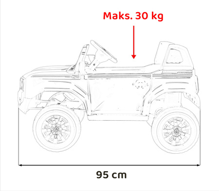 Pojazd Toyota Land Cruiser PRADO Niebieski