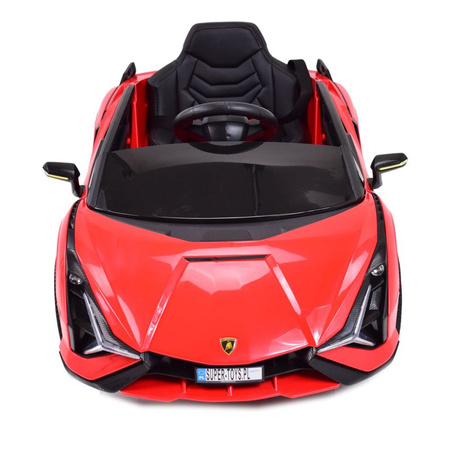 ORYGINALNE LAMBORGHINI SIAN, MIĘKKIE KOŁA, MIĘKKIE SIEDZENIE,  FUNKCJA BUJANIA - FULL OPCJA /QLS6388