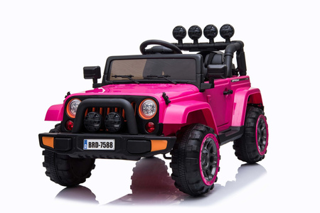 MEGA JEEP  FULLTIME, NAPĘD 4X4,  1X12V ,WOLNY START/ MIĘKKIE KOŁA,  FUNKCJA BUJANIAEXCLUSIVE/7588