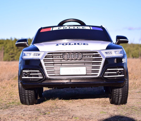AUDI Q5 POLICJA , MIĘKKIE KOŁA, MIĘKKIE SIEDZENIE, RADIO FM, BLUETOOTH -  PEŁNA OPCJA/S305