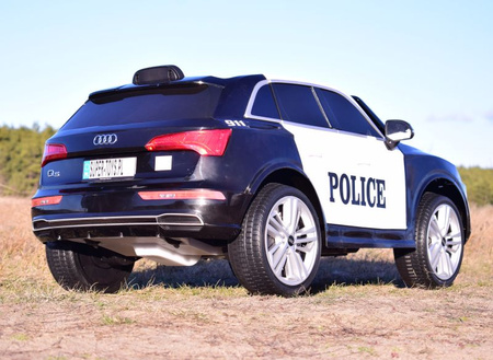 AUDI Q5 POLICJA , MIĘKKIE KOŁA, MIĘKKIE SIEDZENIE, RADIO FM, BLUETOOTH -  PEŁNA OPCJA/S305