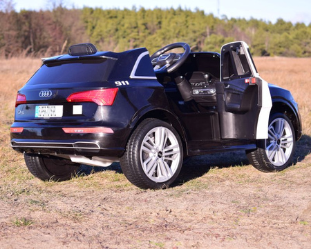 AUDI Q5 POLICJA , MIĘKKIE KOŁA, MIĘKKIE SIEDZENIE, RADIO FM, BLUETOOTH -  PEŁNA OPCJA/S305