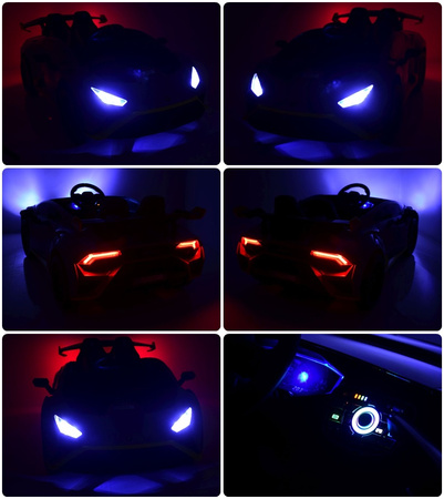 ORYGINALNE DRIFTUJĄCE  LAMBORGHINI  HURACAN STO NA AKUMULATOR/SMT-555-24V