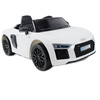 ORYGINALNE AUDI  R8 SPYDER  W NAJLEPSZEJ WERSJI, MIĘKKIE SIEDZENIE, PILOT 2.4 GHZ/ 2198
