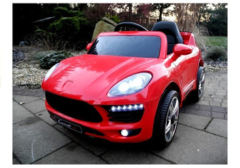 Auto na Akumulator Porsche Cayenne  Czerwony