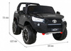 Pojazd Pickup Toyota Hilux Czarna