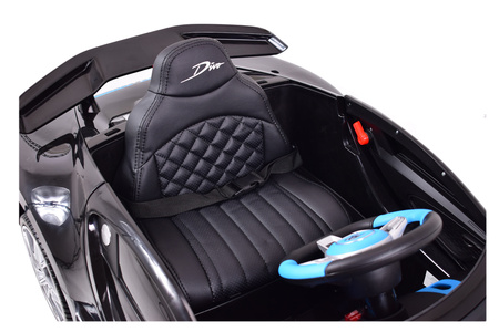 ORYGINALNE BUGATTI DIVO PEŁNA OPCJA, MIĘKKIE KOŁA, MIĘKKIE SIEDZENIE/HL338
