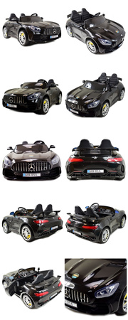 MERCEDES DWUOSOBOWY GT R 4x4,  MIĘKKIE KOŁA EVA, MIĘKKIE SIEDZENIE  FULL OPCJA, LAKIER/HL289