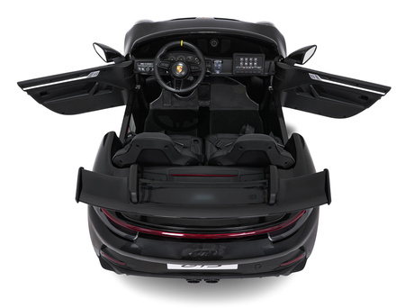 Pojazd Porsche 911 GT3 Czarny, wyścigowy samochód dla dzieci