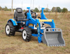 MOCNY TRAKTOR Z ŁYŻKĄ KINGDOM 12V  DWIE PRĘDKOŚCI/JS328A