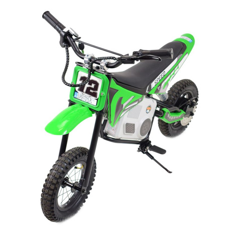 REWELACYJNY  MOTOR CROSSOWY SPEED   POMPOWANE KOŁA, STALOWA RAMA 36V/A9901