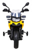 Motor BMW F850 GS na akumulator dla dzieci Żółty + Kółka pomocnicze + Audio LED + Wolny Start + EVA